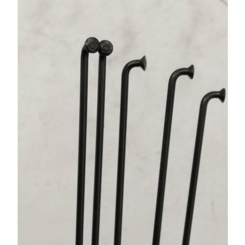 32 Pieces A Lot DT Swiss Champion MTB Bike Spokes Black Color Diameter 1.8mm J-bend Cycling Bicycle Wheel Spokes With Brass Caps