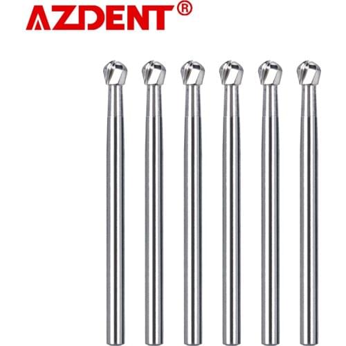 FGXL 25mm Dia.1.6mm 6pcs/pack Dental Surgical Tungsten Carbide Bur Round type For High Sepeed Handpiece