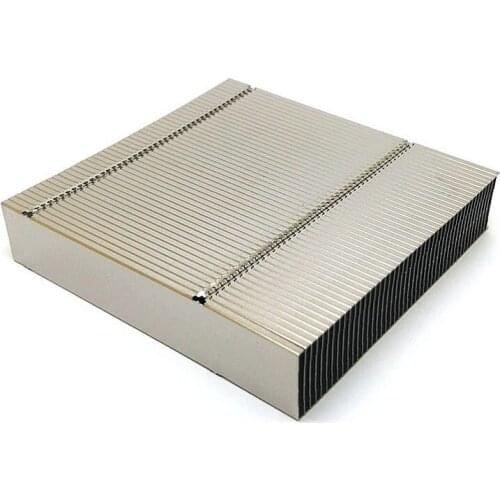 Thickness 13.5mm aluminum fin 67*70*13.5mm