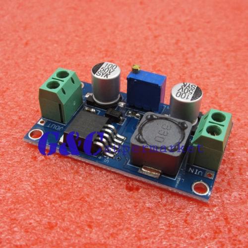 XL6019 5A Current DC to DC Adjustable Boost Power Supply Board Module diy electronics