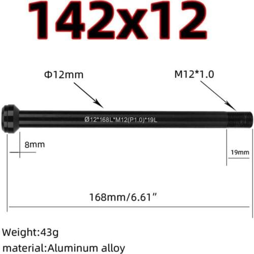 Bike Bicycle Parts Quick Release Bike Accessories Thru Axle Lever 100/142/148x12mm For Boost BMC Cube GHOST S-works