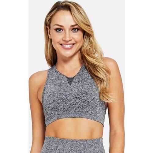 SVOKOR Women Fitness Bra Seamless Wire Free Backless Bralette Workout Push Up Bras Running Gym Female Underwear