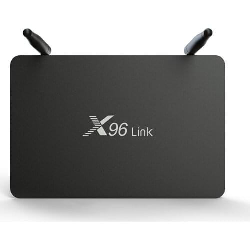 10PCS/LOT X96 Top-Box X96 Link S905w with Wifi Router Amlogic Android 7.1 Support-Mimo-Set Wan-Port 2G 16G LAN TV BOX