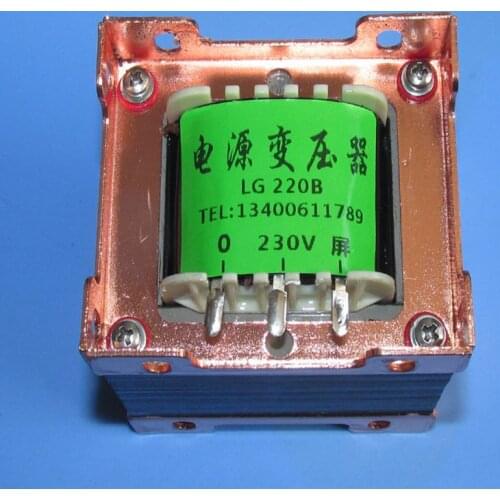 30W linear power transformer with two clips and one winding method EI66 Z11 iron core, input: 0-230V, output: 12V 2.5A