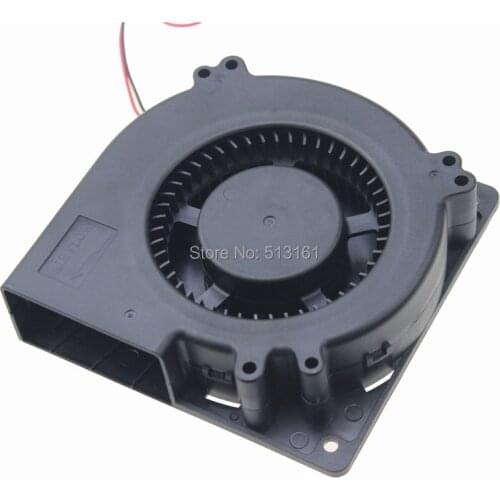 5 PCS Gdstime 120mm x 120mm x 32mm DC 5V 2Pin Ball Bearing DC Turbo Centrifugal Blower Fan