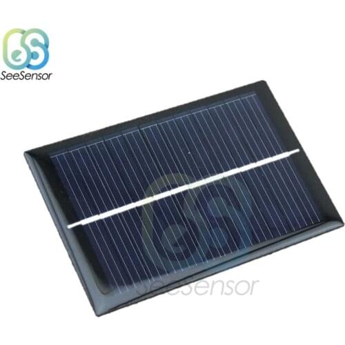 6V 100mA 0.6W Mini Epoxy Solar Panel Photovoltaic Polycrystalline Cell Charger
