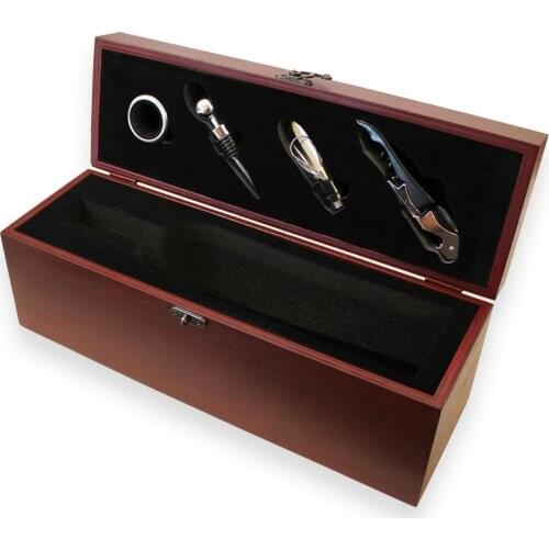 Bordeaux Accessory Wooden Wine Set Box Special Occasions Stylish and Modern Designs