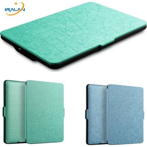 Hot E-book Cover For Amazon Kindle Paperwhite 1 2 3 PU Leather Case for Kindle Paperwhite 6" protection shell funda case +stylus