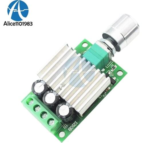 DC 12V-30V 6V 12V 24V 30V 10A DC Motor PWM Speed Controller Board Module Speed Control Diy Electronic PCB Board