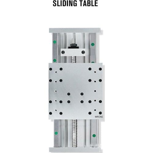 100mm-950mm Effective Travel SFU1605 or 1610 sliding table module with electric rail cross ball wire rod straight rail platform