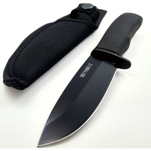 Brand Death Straight Knife Fixed Blade Knives Camping Knife Outdoor Survival Knife Utility Pocket Tools EDC+ABS Sheath SDIYABEIZ