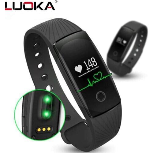 LUOKA Bluetooth Smart Bracelet Heart Rate Monitor Wristband Fitness for Android iOS Smart wristband PK Xiaomi Miband2