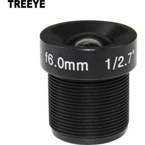 HD 2.0megapixel 6mm lens M12 IP Camera Lens CCTV Lens for HD 720P or 1080P Security Cameras, F1.8, 1/2.7" Image Format