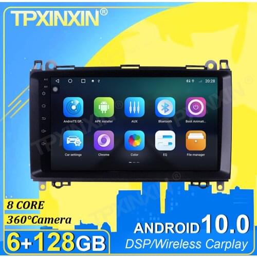 IPS Android 10.0 6G+128G Carplay 360° Camera For Benz B-Class B Class T245 2005 - 2011 Radio Tape Recorder Video GPS Head Unit