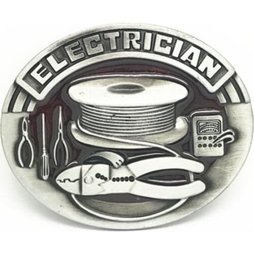 Western cowboy personality men and women all-match casual zinc alloy belt accessories craftsman tool pattern buckle