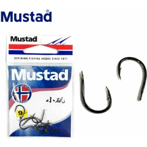 5packs/lot Mustad Sea Rock Fishing Hooks10912 Barbed Hook Carbon Steel Fishing Hook River Stream Pond Freshwater Hooks Pesca