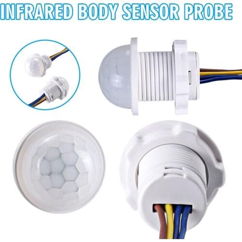 1pc Mini Cabinet LED Light Bulb PIR Motion Sensor Automatic Detection Switch Replaceable Lighting Accessories Bulbs