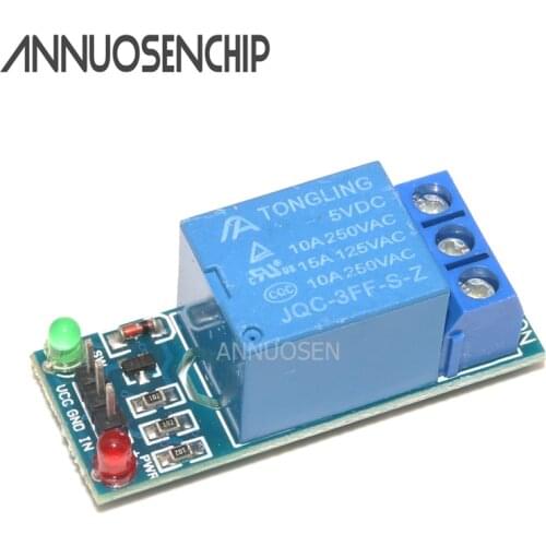 Free Shipping 5V low level trigger One 1 Channel Relay Module interface Board Shield For Arduino PIC AVR DSP ARM MCU DC AC 220V
