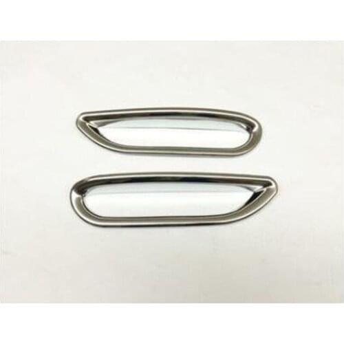 Brand New For Nissan Qashqai 2016 2PCS High Quality ABS Chrome Car Rear Headlight Fog Lamp Cover Trim Car Styling Accessories