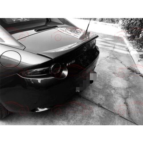 Suitable for Mazda MX5 ND carbon fiber tailfin rear spoiler car body kit auto parts
