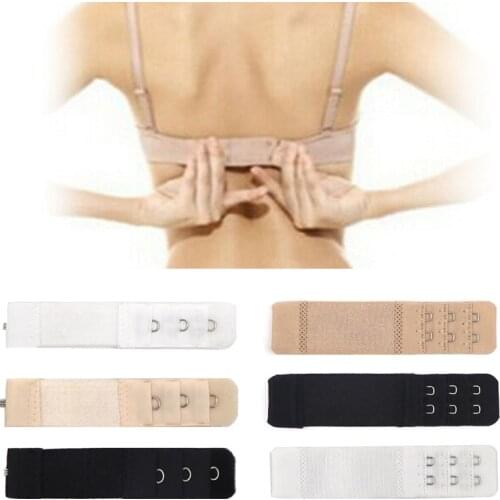 3pcs/lot Bra Extender Strap Buckle Extension 2/1 Hooks Clasp Straps Bra Strap Extender for Women Sewing Tool Bra Accessories