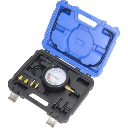 Vacuum Pump Tester Set Vacuum Gauge and Brake Bleeder Kit for Automotive with Adapters Case