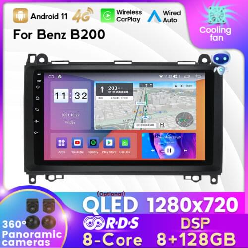 6G Android 11 Car Radio Multimedia Player Navigation GPS for Mercedes Sprinter W906Benz B200 A B Class W169 W245 Viano Vito W639