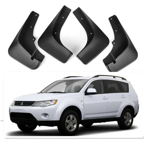 4x Car Mudguards Front Rear Mud Flaps Splash Guards Fender For Mitsubishi Outlander 2007 2008 2009 Car Accessories