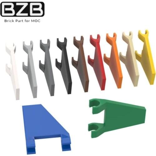BZB MOC 44676 2x2 Hypotenuse Banner Creative Building Block Model Kids DIY High-tech Brick Parts Toy Best Gift
