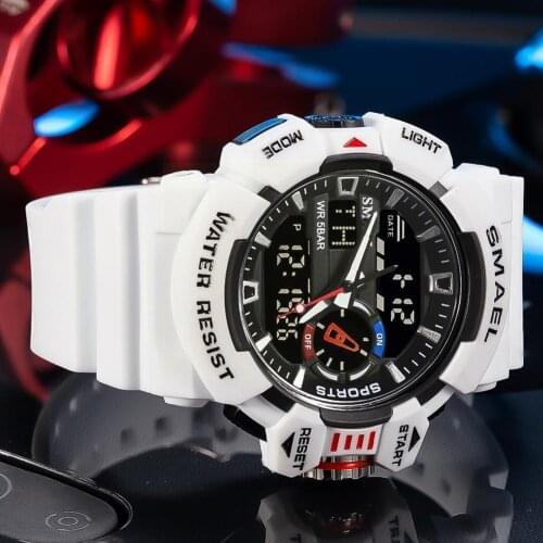 Sport Watch Men Waterproof Top Brand Digital Watches Masculino Dual Band Watch Plastic Display Quality Wristwatch Relogio F9C7