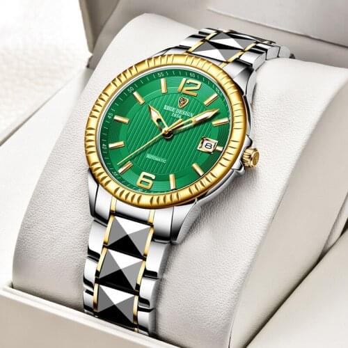 2021 LIGE DESIGN Top Brand Luxury Men Mechanical Wristwatch Sport 100M Waterproof Watch for Men Automatic Watch reloj hombre