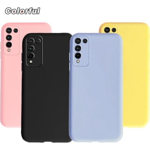 For Huawei Honor 10x Lite Case Liquid Silicone Bumper Case Dustproof Back Cover For Honor 10X Lite 10xlite 10 x Lite Coque Shell