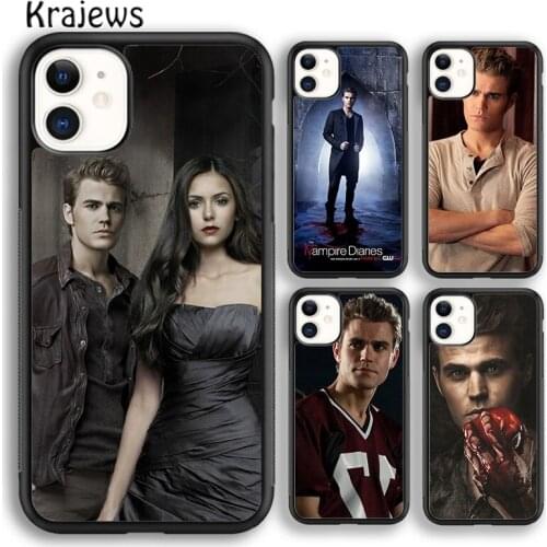 Krajews Vampire Diaries Stefan Salvatore Phone Case For iPhone 5s 6s 7 8 plus X XR XS 11 12 pro max Samsung Galaxy S8 S9 S10