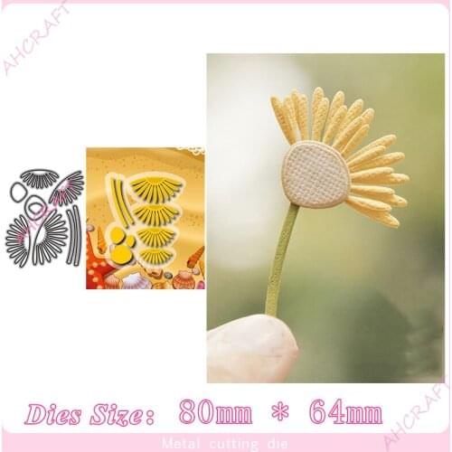 Chrysanthemum Flowers Metal Cutting Dies for diy Scrapbooking Photo Album Decorative Embossing PaperCard Crafts Die2020