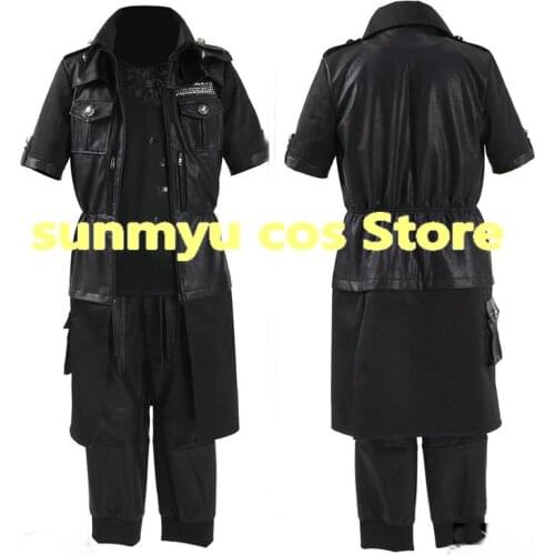 FF15 FINAL FANTASY XV Noctis Lucis Caelum Uniform Cosplay Costume,Custom Size Halloween Wholesale