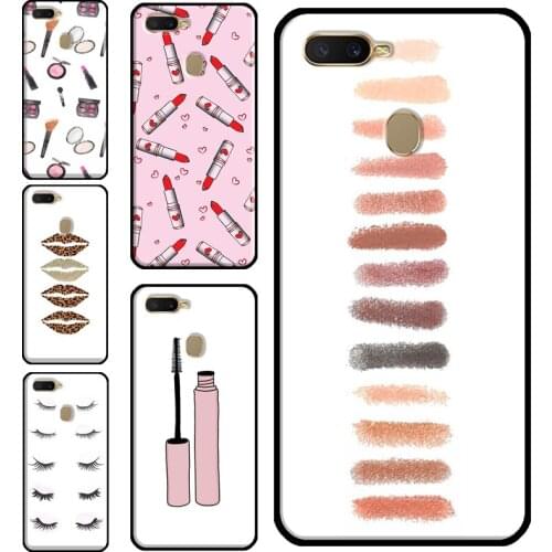 Lipstick Make Up For OPPO A53 A31 A9 A5 2020 A52 A72 A92 Reno 4 Pro 2 Z F5 F7 A15 A1K A3S A5S Phone Case