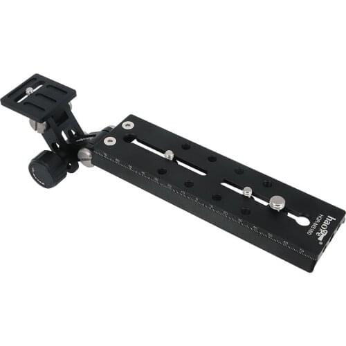 Haoge 160mm Telephoto Lens Support Rapid Connect Plate for Manfrotto Video Fluid Heads MVA500AH MVA500A 500AH Q5