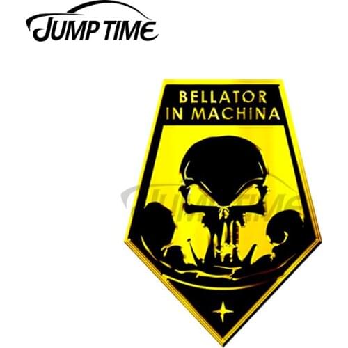 JumpTime 13 x 3.6cm For Bellator in Machina Personality Creative Car Stickers Vinyl Graffiti Sticker Body for Car Decal