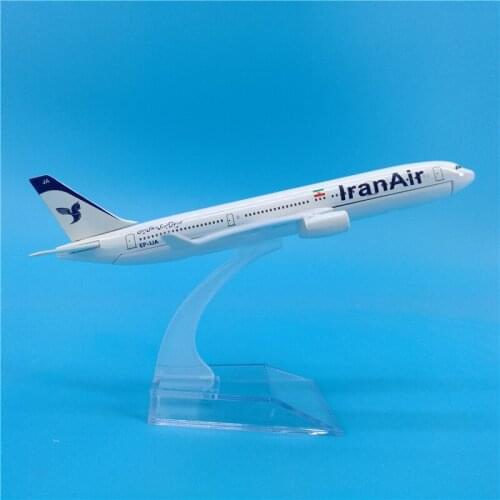 16CM Diecast 1:400 Scale Airbus A330 Model Toys Iran Air Airlines with Base Alloy Aircraft Plane Collectible Display Collection
