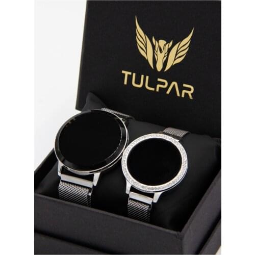 Custom Box Double Clock Magnet Cord Touch Led Dear Watches