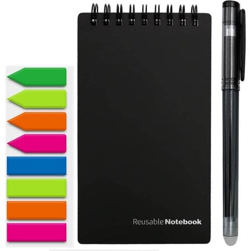Reusable Smart Notebook B7 Mini Microwave Wave Cloud Erase Notepad Portable Diary Office School