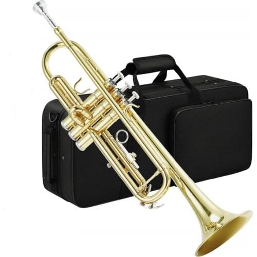 Professional Trumpet Import Brass Gold Trumpet Digital Mechanical Welding Pipe Music Adopts Brass Musical Instruments