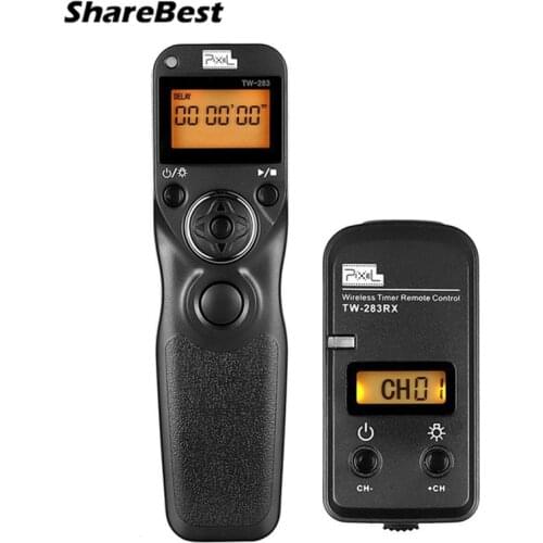 Pixel TW-283/N3 Wireless Bluetooth Remote Shutter Release Timer Control For Canon EOS 7D 5D2 6D 50D 40D 30D 1DX 5D Mark III IV