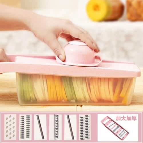 Slicer Vegetable Cutter with Stainless Steel Blade Manual Potato Peeler Carrot Cheese Grater Dicer Kitchen Tool