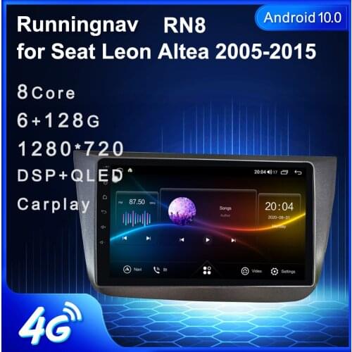 Runningnav For Seat Leon 2005-2015 Android Car Radio Multimedia Video Player Navigation GPS