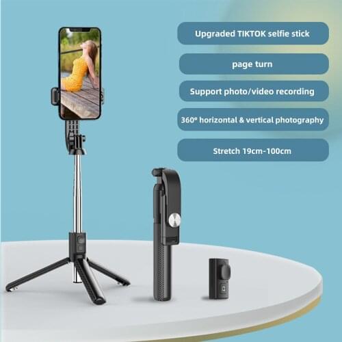 Selfie Stick Tripod with Wireless Remote Control Extendable Phone Mount Mini Smartphone Holder Flexible Bluetooth Bracket Stand