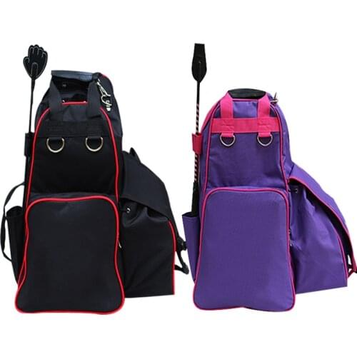 Equestrian Backpack Waterproof Horse Riding Outfit Helmet Boots Storage Bags Harness Supplies Professional Rider Equipment