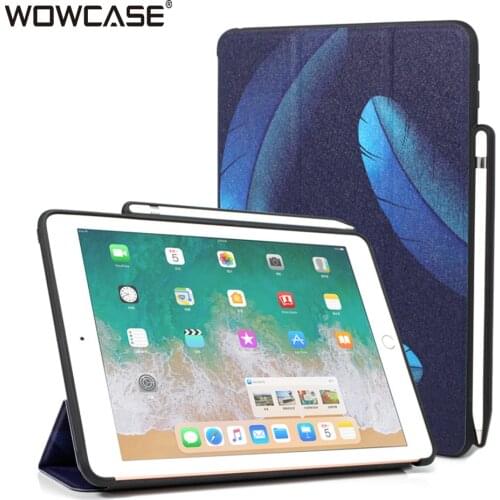 WOWCASE Leather Cases for iPad Pro 10.5 Case With Pencil Holder Smart Sleep Stand Cover For iPad Pro 10.5 Cases Tablet Accessory