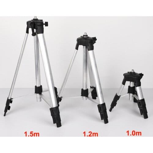 1M/1.2M/1.5M Laser Level Tripod Adjustable Height Thicken Aluminum Telescopic Tripod Stand For Self leveling Tripod