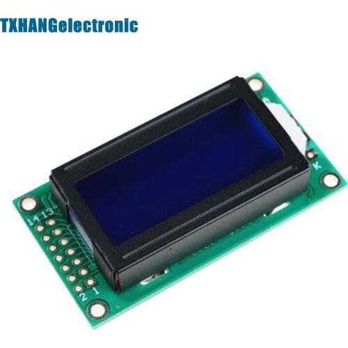 1pcs 0802 8X2 characters LCD module blue backlight diy electronics